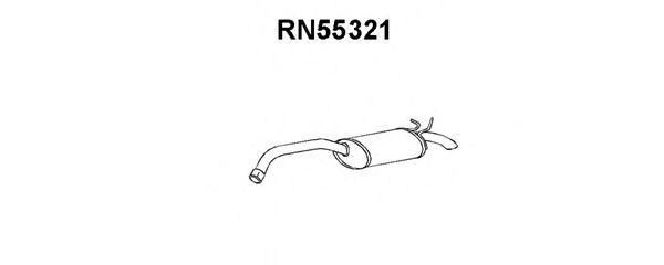 Tubo de Escape para RENAULT Safrane 2.1 TD