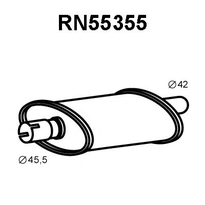 Tubo de Escape para RENAULT Master 2.5 D