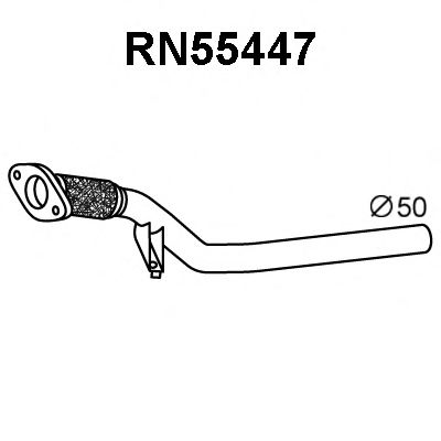 Tubo de Escape para RENAULT Scénic 1.2 TCe