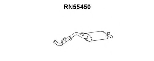 Tubo de Escape para RENAULT Clio 1.4