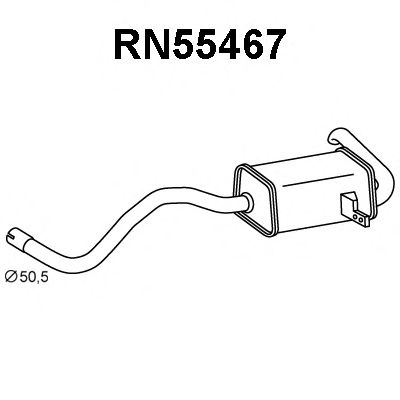 Tubo de Escape para RENAULT Mégane CC 1.6 dCi 130