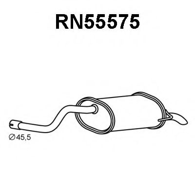 Tubo de Escape para RENAULT Clio 1.2 16V