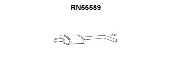 Tubo de Escape para RENAULT Scénic 1.4 16V