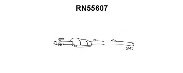 Tubo de Escape para RENAULT Clio 1.6 16V