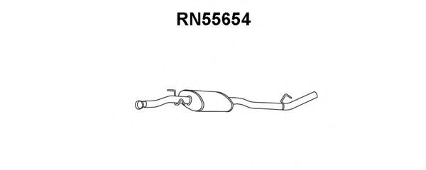 Tubo de Escape para RENAULT Kangoo 1.5 dCi