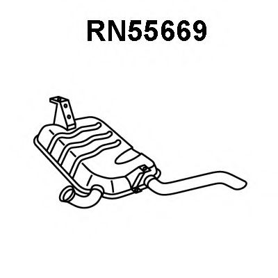 Tubo de Escape para RENAULT Laguna 1.6 16V
