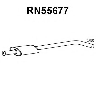 Tubo de Escape para RENAULT Scénic 2.0 16V