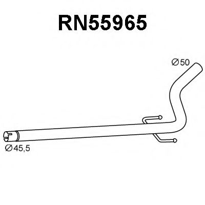 Tubo de Escape para RENAULT Kangoo 1.5 dCi
