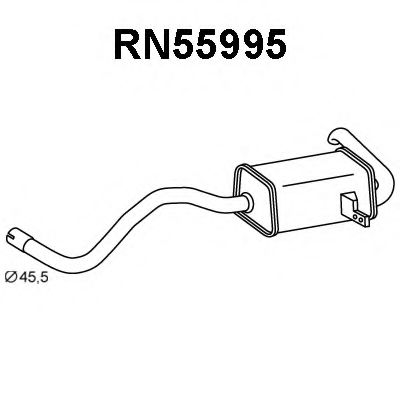 Tubo de Escape para RENAULT Mégane 1.5 dCi FAP