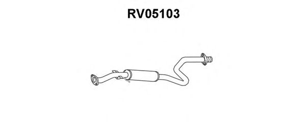 Tubo de Escape para ROVER Rover 400 414 1.4 GSI,SI