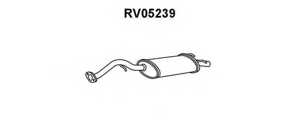 Tubo de Escape para ROVER Rover 200 211 1.1