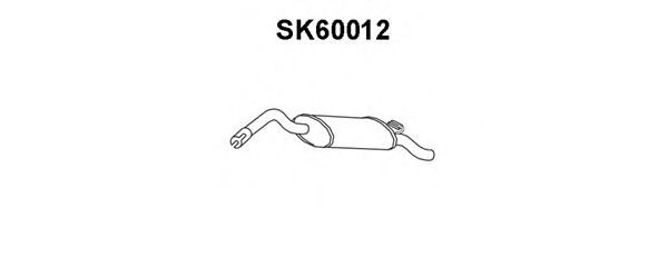 Tubo de Escape para SKODA Felicia 1.6