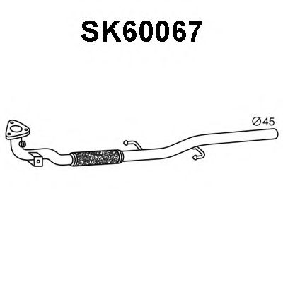 Tubo de Escape para SKODA Fabia 1.2