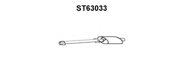 Tubo de Escape para SEAT Ibiza 1.2