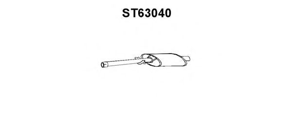 Tubo de Escape para SEAT Ibiza 1.7 D