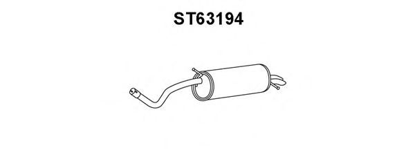 Tubo de Escape para SEAT Ibiza 1.9 TDI