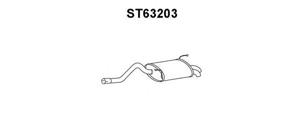 Tubo de Escape para SEAT Inca 1.9 D/SDI