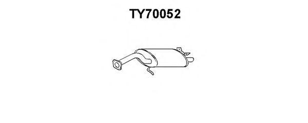 Tubo de Escape para TOYOTA Corolla 1.3