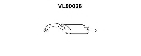Tubo de Escape para VOLVO 460 1.6