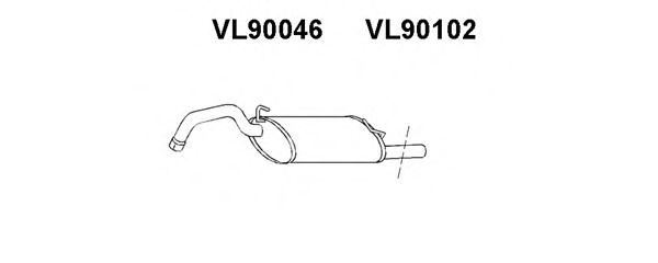 Tubo de Escape para VOLVO 440 1.7 Turbo