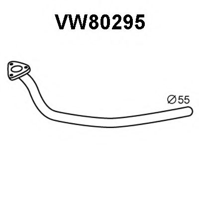 Tubo de Escape para AUDI A6 1.9 TDI