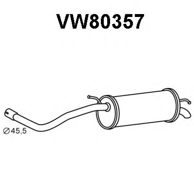 Tubo de Escape para SEAT Ibiza 1.4 16V