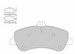 Pastillas de freno para MERCEDES-BENZ GLK GLK 220 CDI BE/BlueTEC