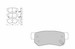 Pastillas de freno para HYUNDAI Santa FÃ© 2.0 CRDi