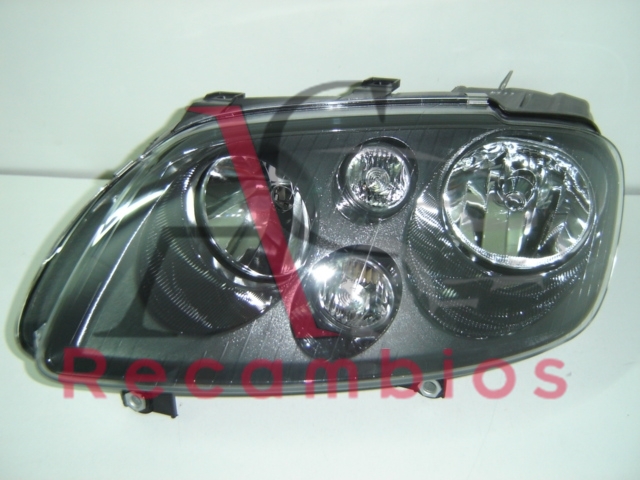 FARO H7+H7 IZQUIERDO CON REGULACION ELECTRICA SIN MOTOR (INTERIOR NEGRO)