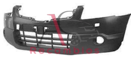 PARAGOLPES DELANTERO IMPRIMADO CON LAVAFAROS