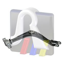 Trapecio susp. con rótula derecha para PEUGEOT 407 + 407 Coupé 2.2 HDi Biturbo FAP