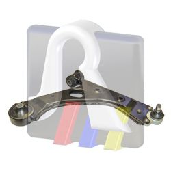 Trapecio de Suspension Derecho con rotula para OPEL Corsa 1.2 16V