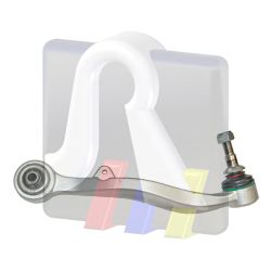 Brazo de suspension derecha para BMW Serie 7 760i