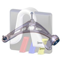 Trapecio susp. con rótula para BMW Serie 3 325i/Ci/Xi